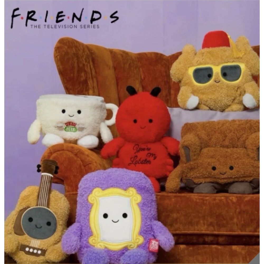 Bum Bumz Friends The Television Show Set Of 6 Plush Complete Collection NWT